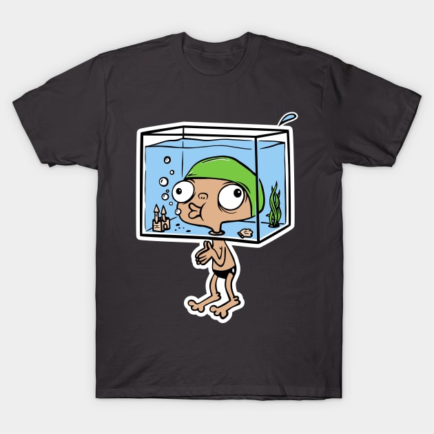 Tank Swimmer T-Shirt by jeffross